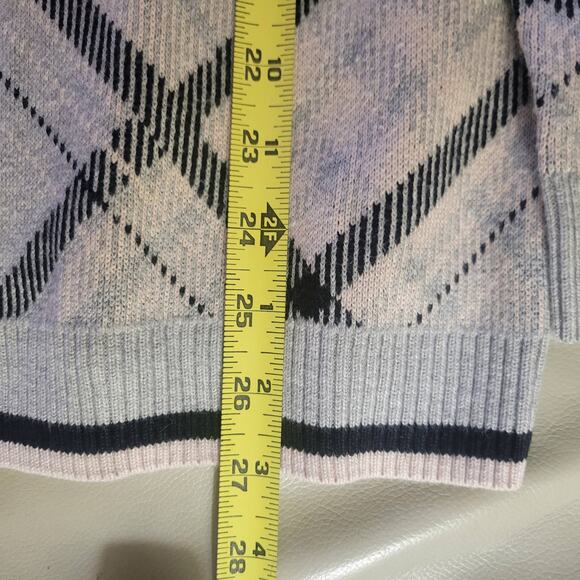 Charter Club Mens Cotton Blend Pullover Multi Gray Sweater Size L Good Quality - Picture 8 of 9